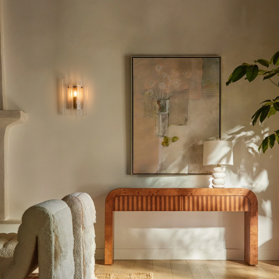 Velora applique murale dans une ambiance client chaleureuse