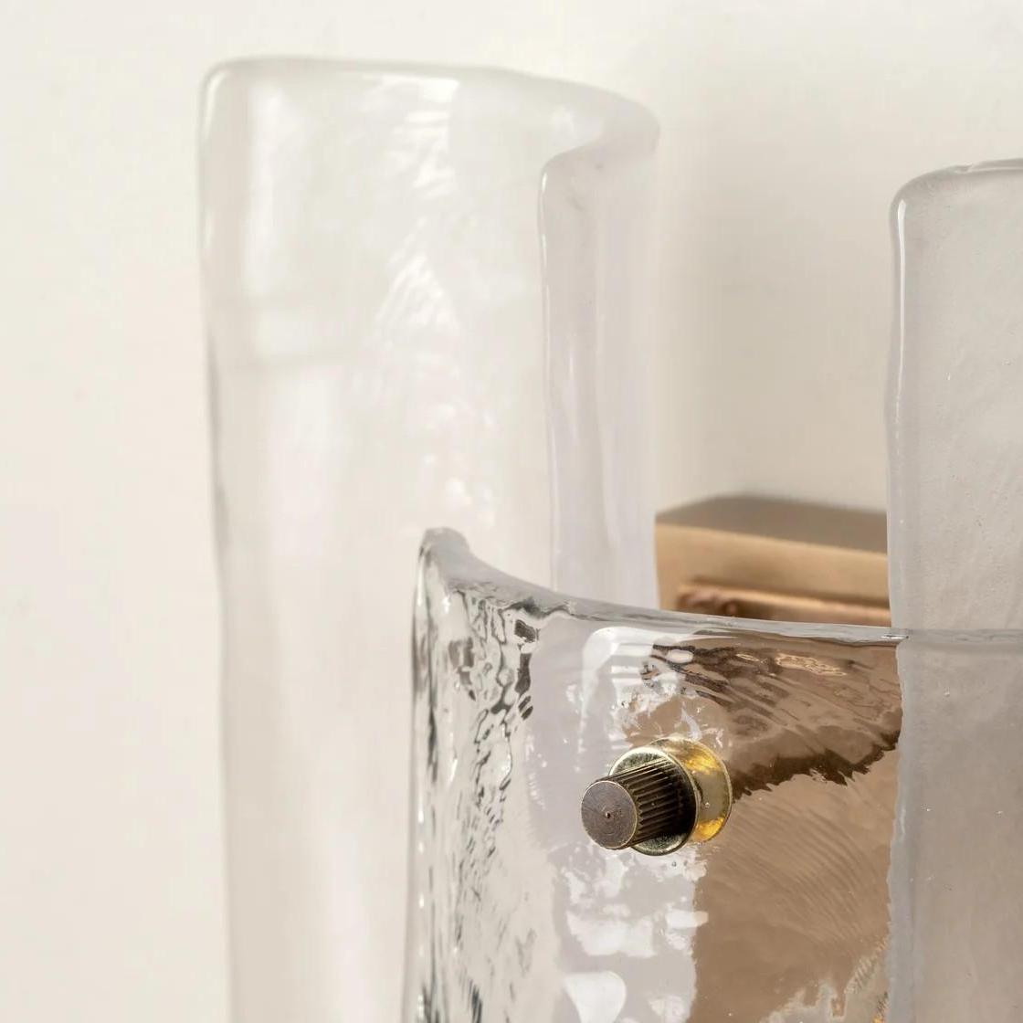 Gros plan du verre texturé Velora