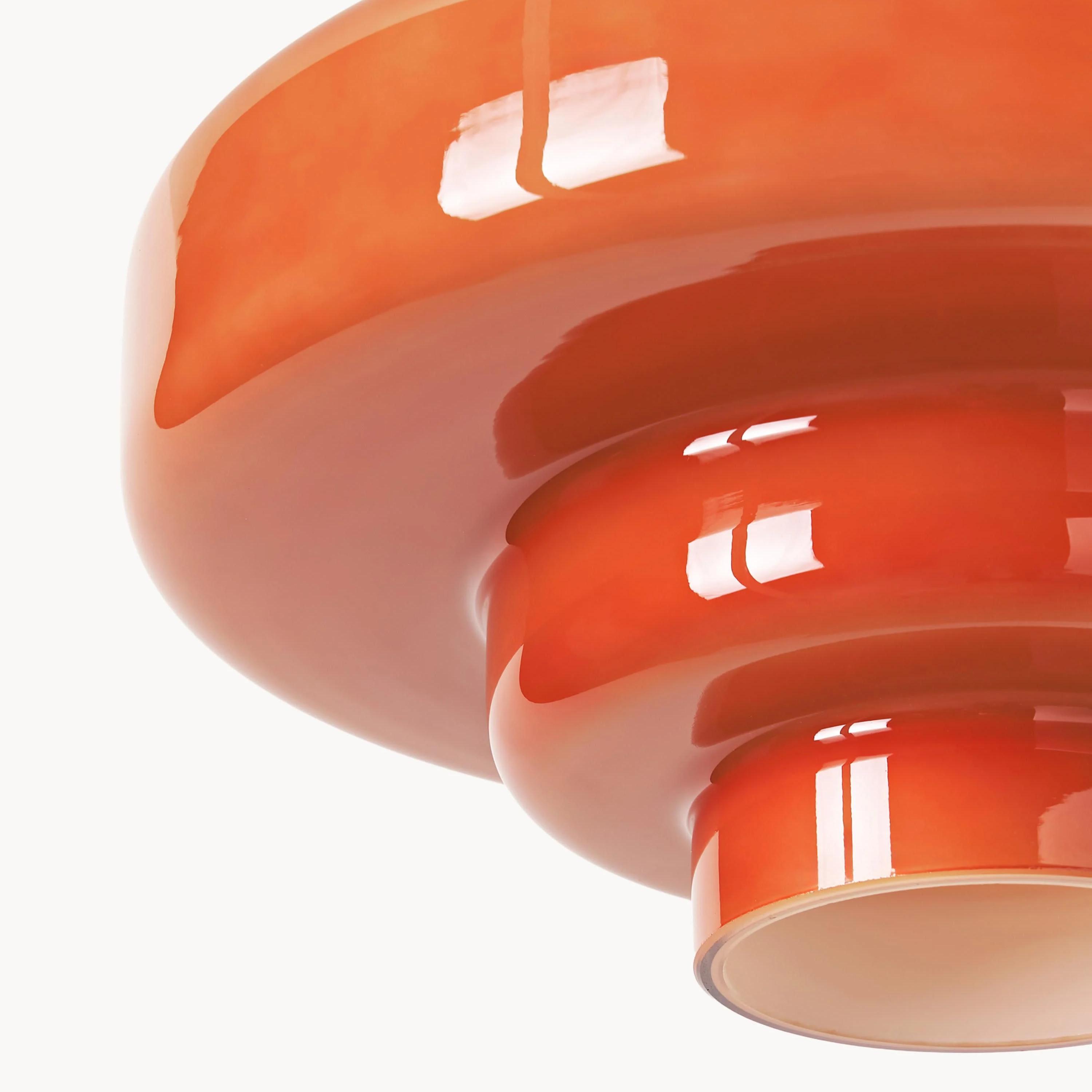 Détail du verre orange Malero