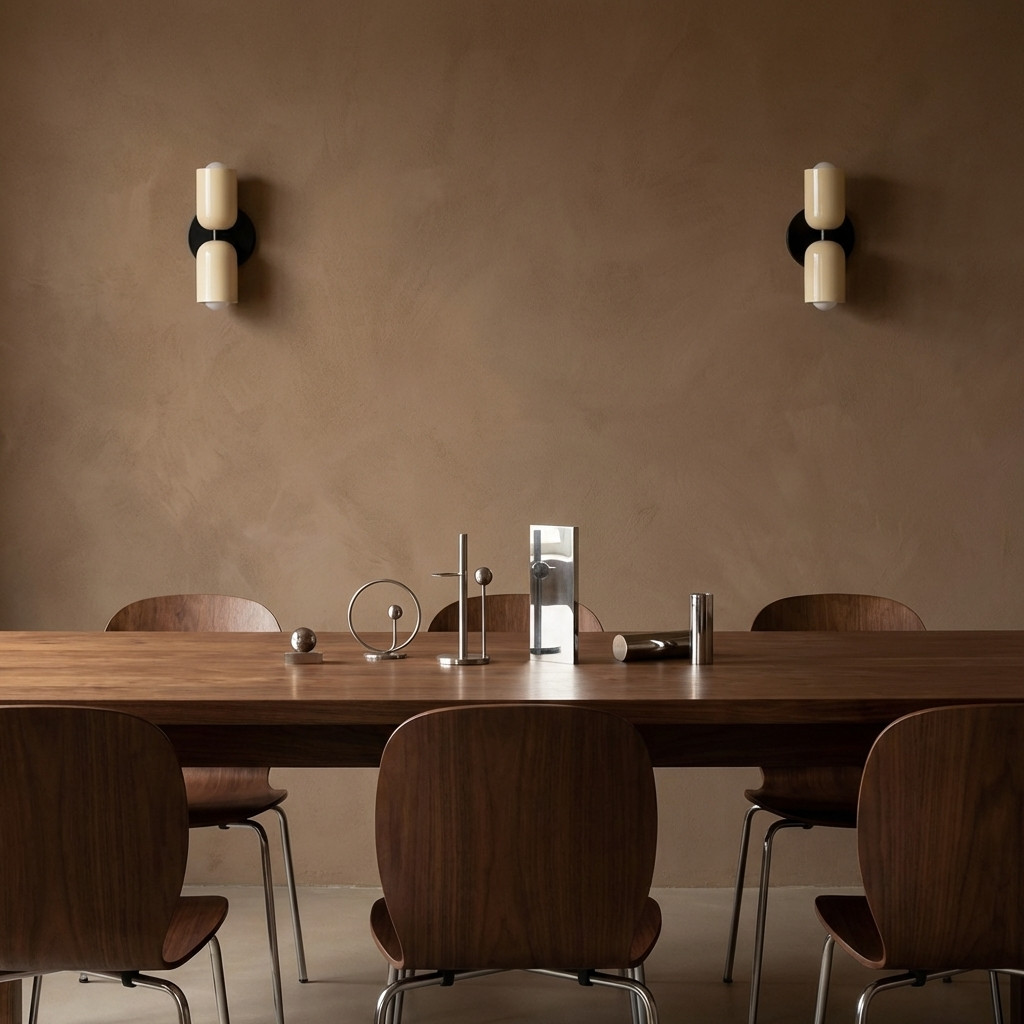 Appliques Symra au-dessus d'une table
