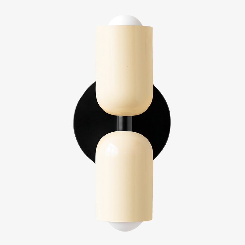 Applique Symra vert et blanc crème