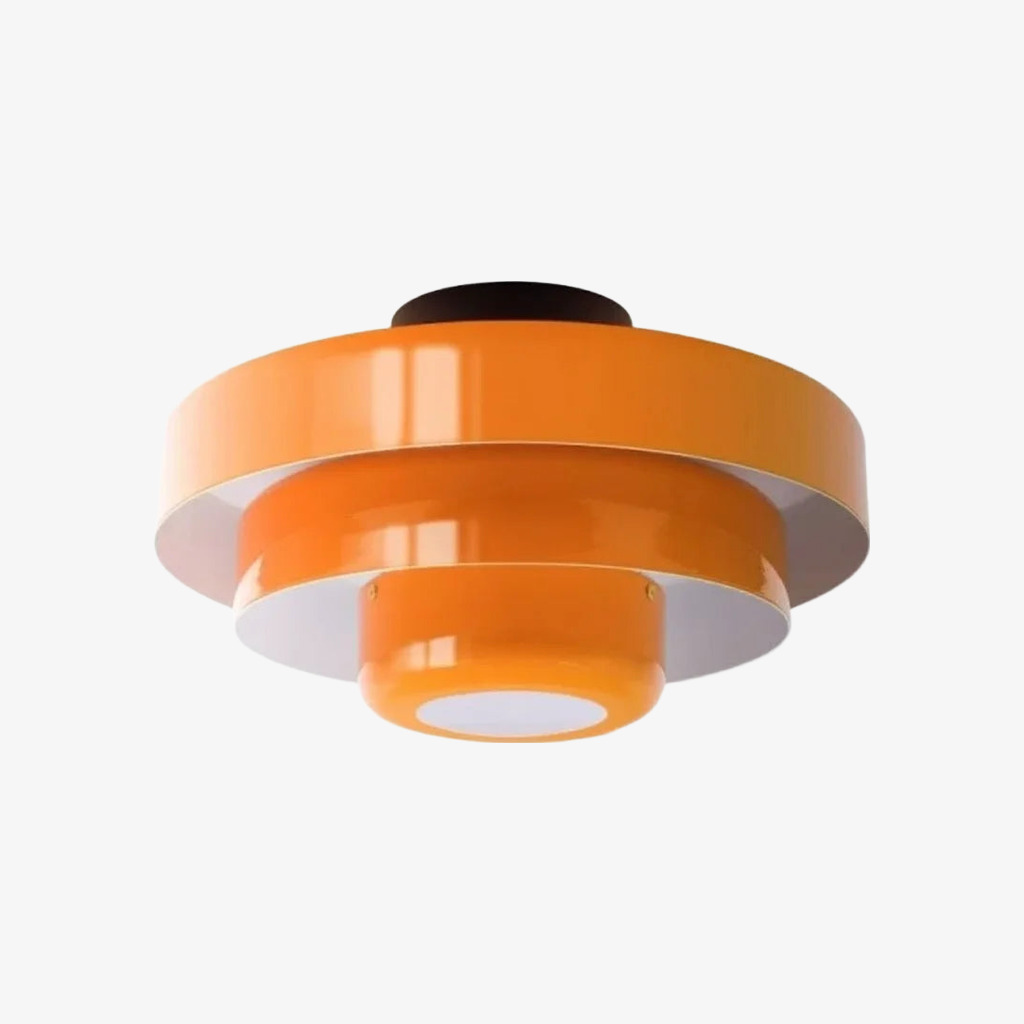 Malero Bauhaus Three-Tier Colorful Round Macaron Ceiling Lamp