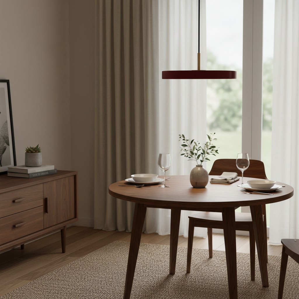 Astris au-dessus d'une table ronde