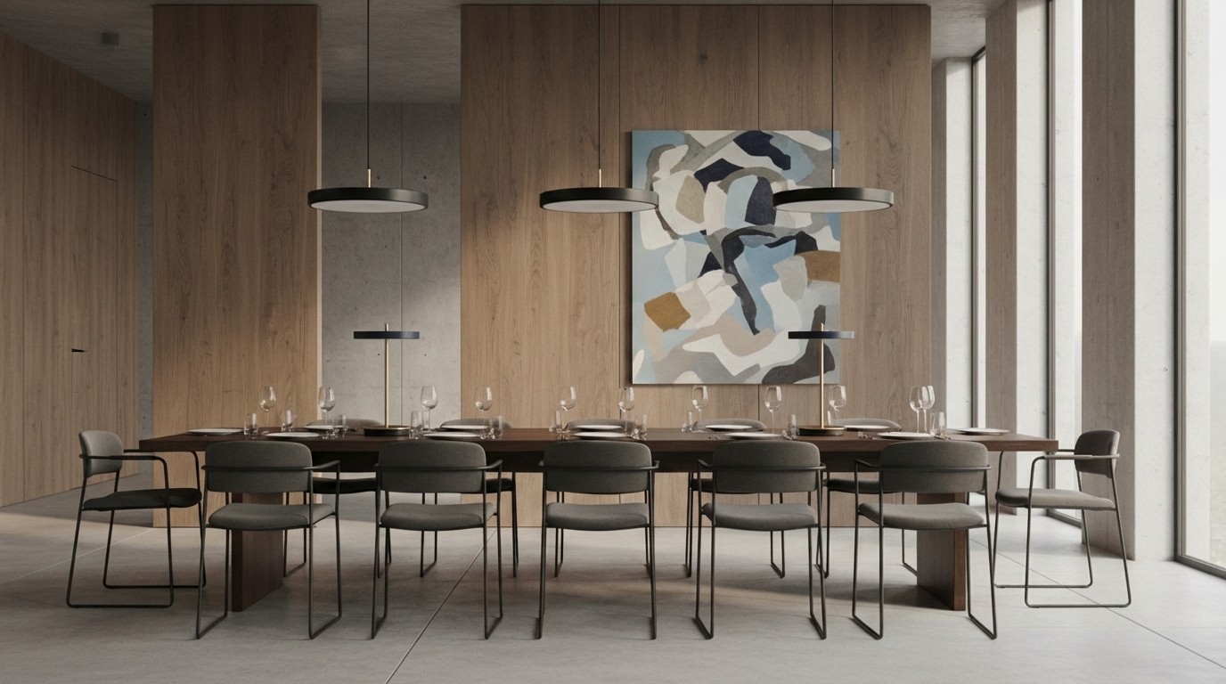 Suspension Astris dans une salle à manger moderne
