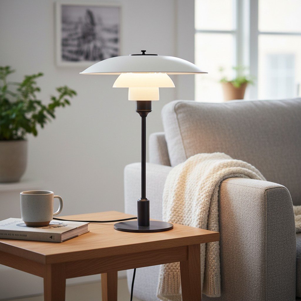 Layora table lamp on a side table