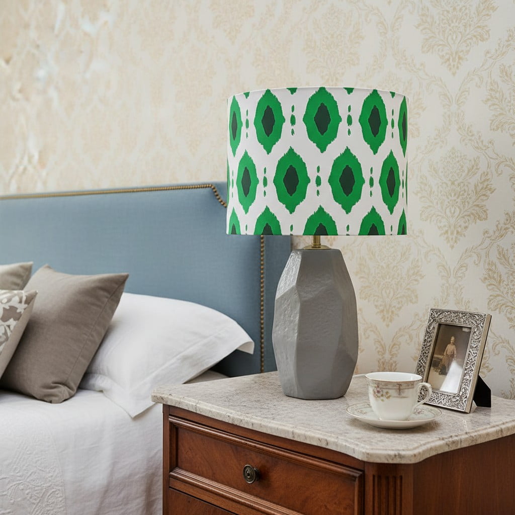 Lampe Arivane sur une table de chevet
