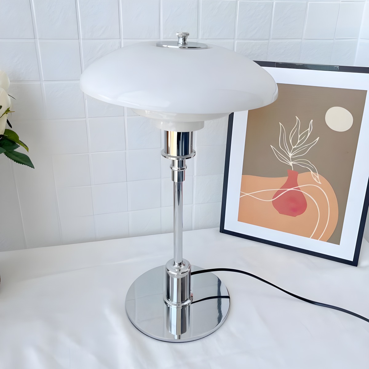 Customer photo of Layora stainless steel table lamp