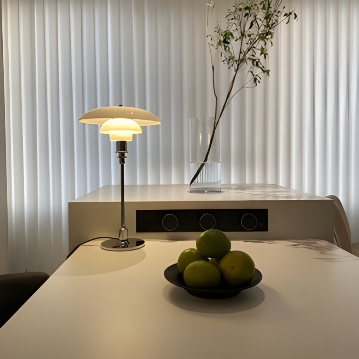 Customer photo of Layora lamp on a table
