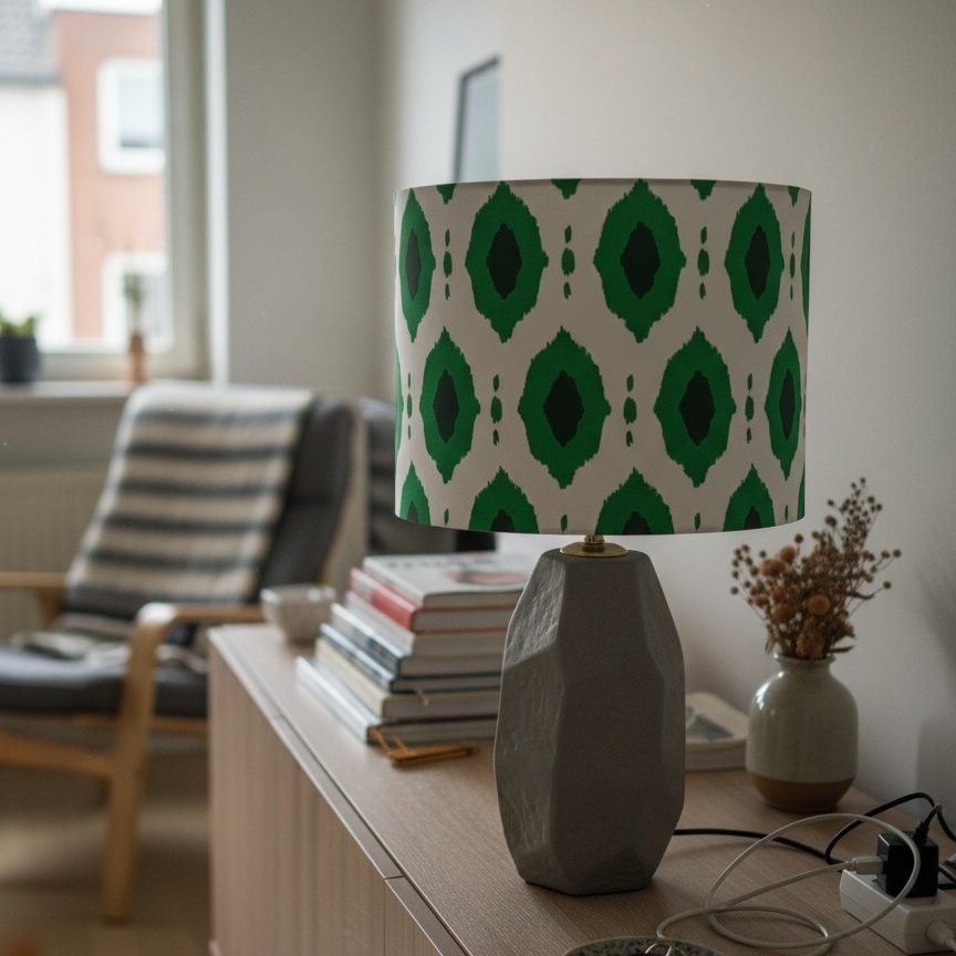 Lampe Arivane utilisée sur une commode