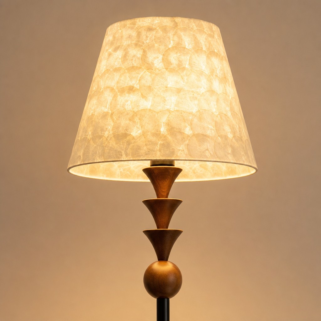 Micahell illuminated shell shade