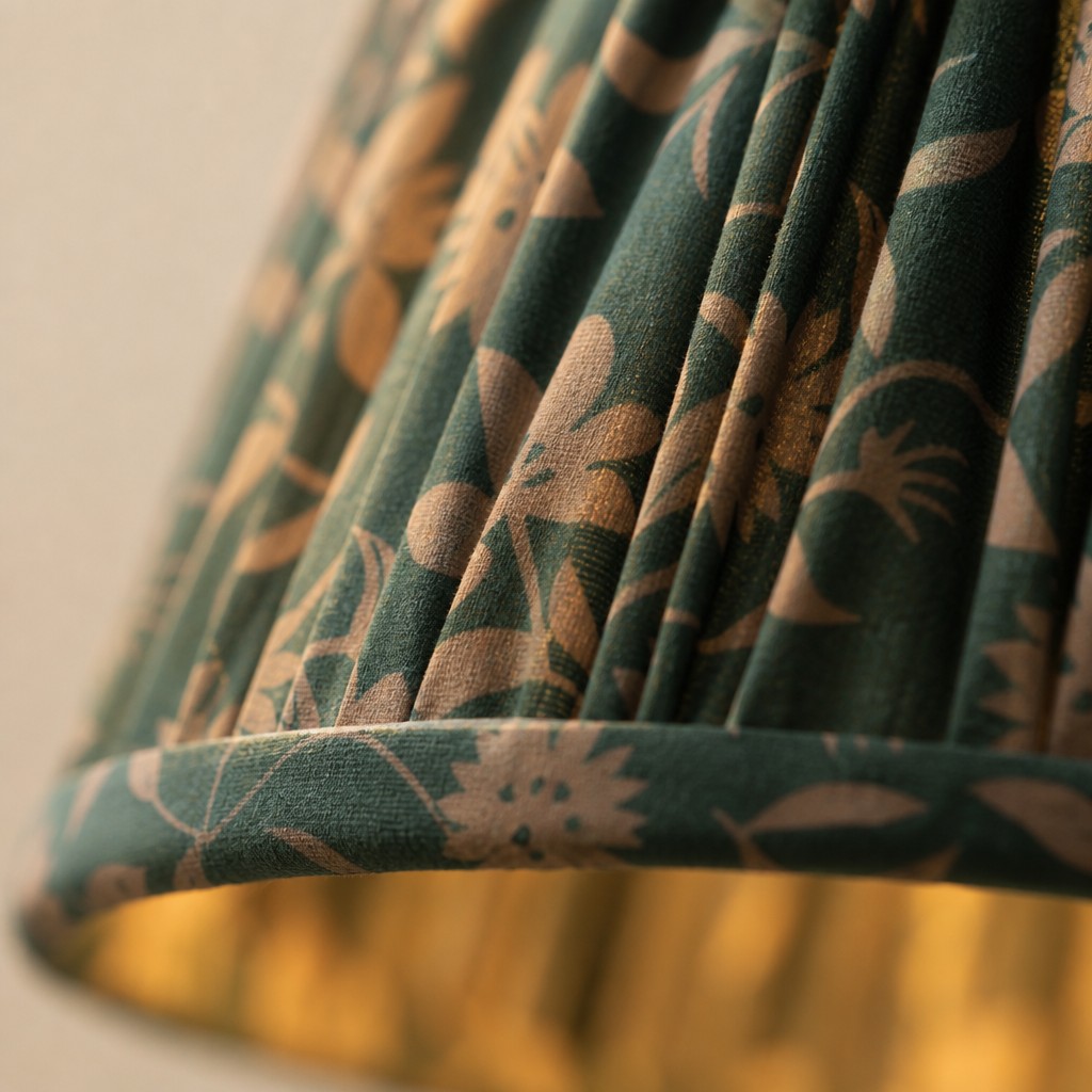 Détail du tissu plissé Solmire