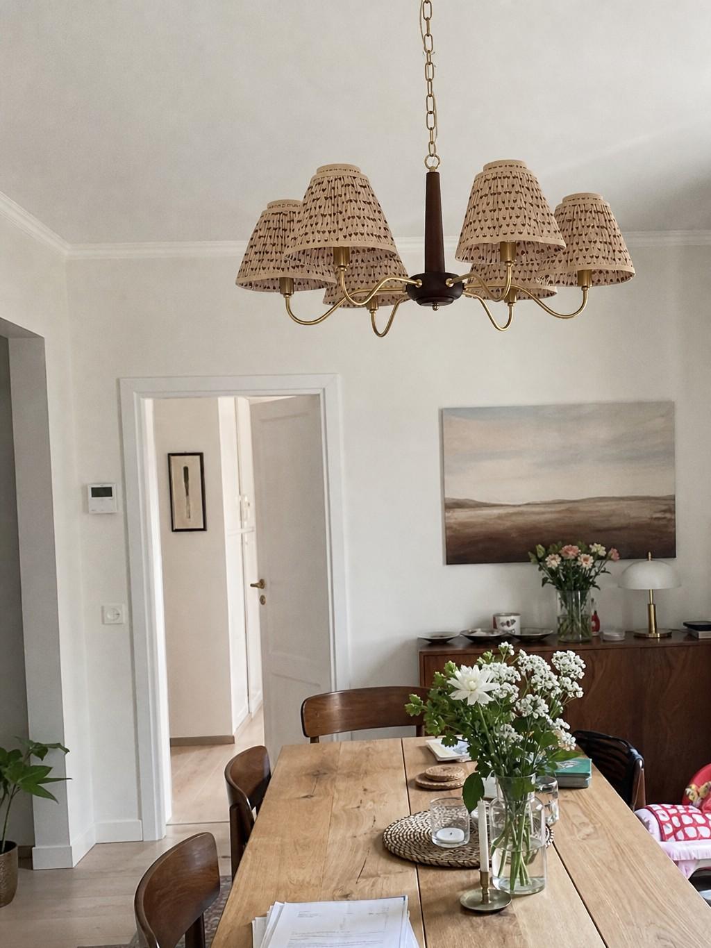 Solmire fabric shade real home photo
