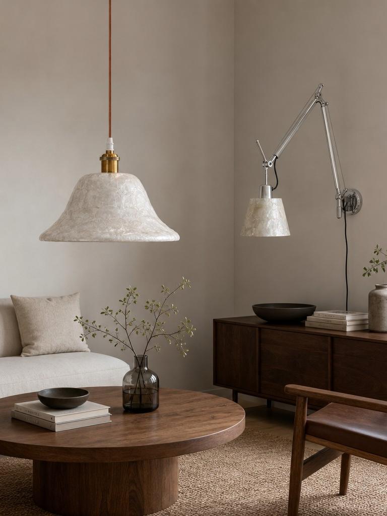 Inspiration salle à manger avec applique Lunavera