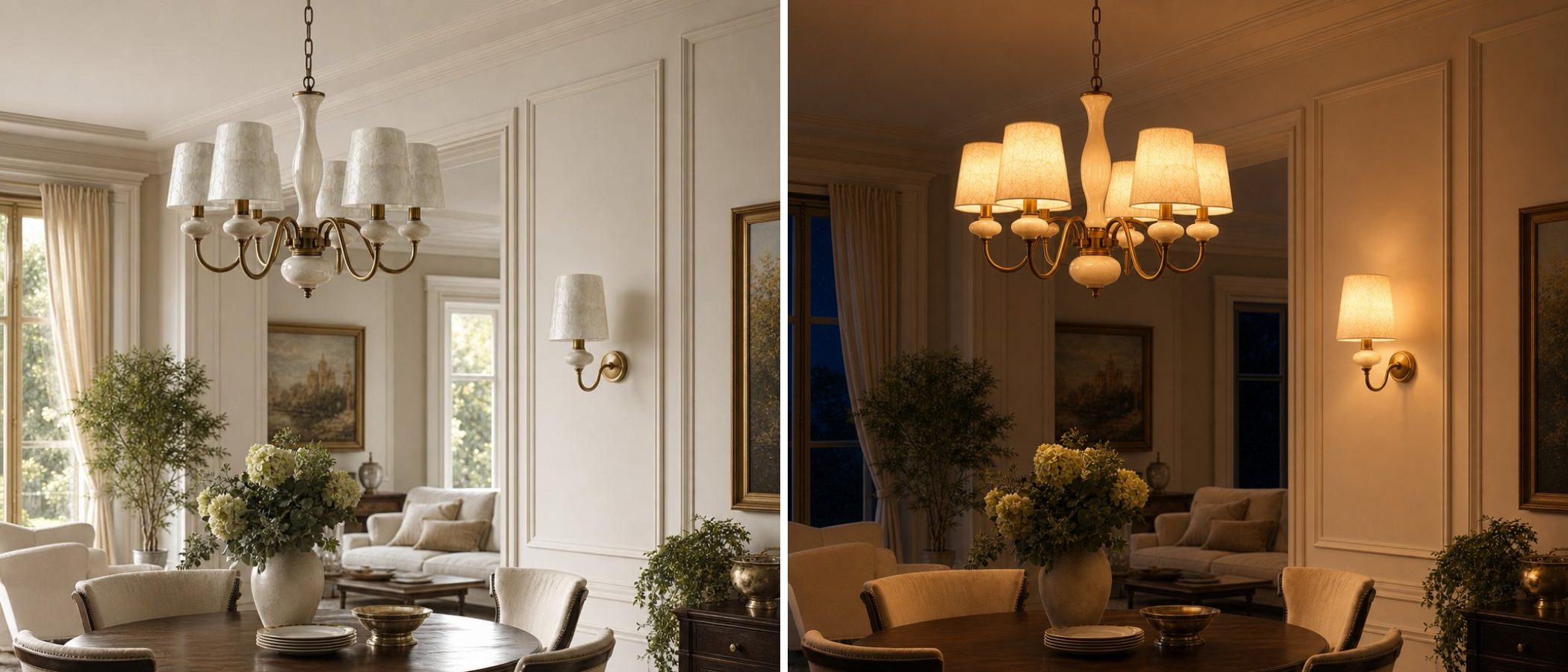 Shellure lighting shown in daylight