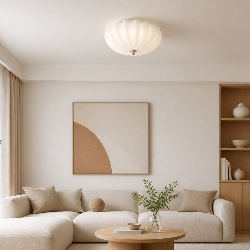 Durnic ceiling light in a living room scene