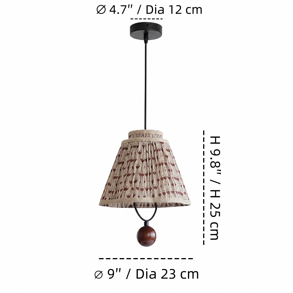 Schéma des dimensions de la suspension Solmire