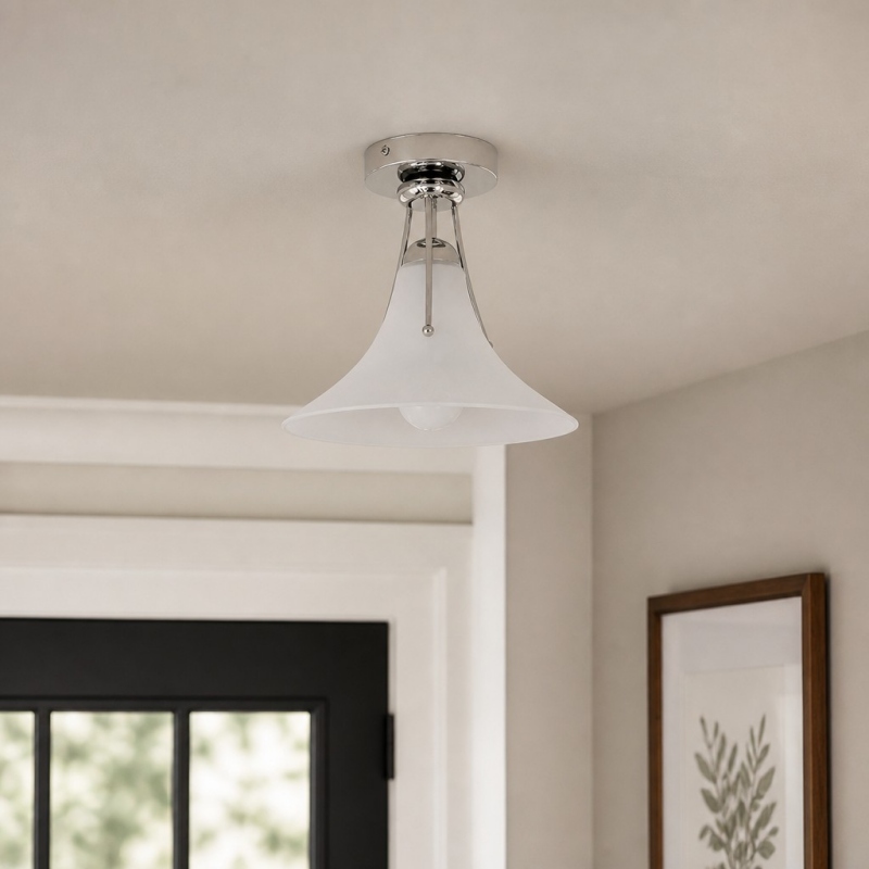Lampe Kallera installée près d'une entrée