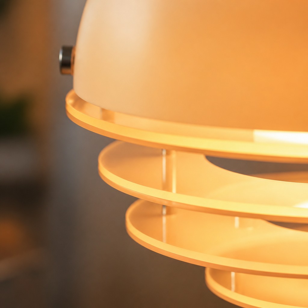 Composition lumineuse artisanale en gros plan