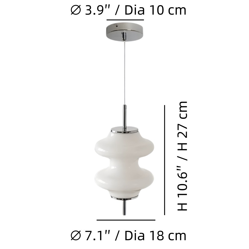 Mallew pendant light dimensions