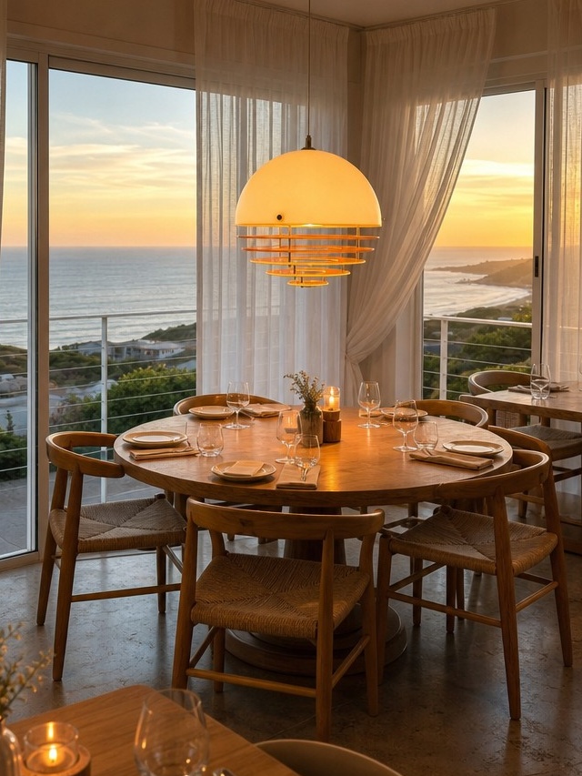 Scène maison réelle avec luminaire décoratif