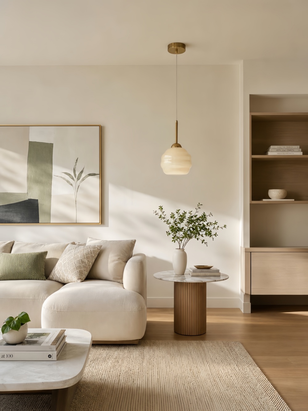 Mallew pendant light in home interior