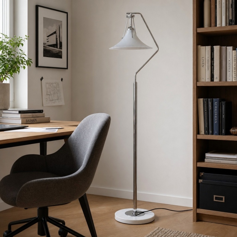 Lampadaire Magnolia près d'un bureau