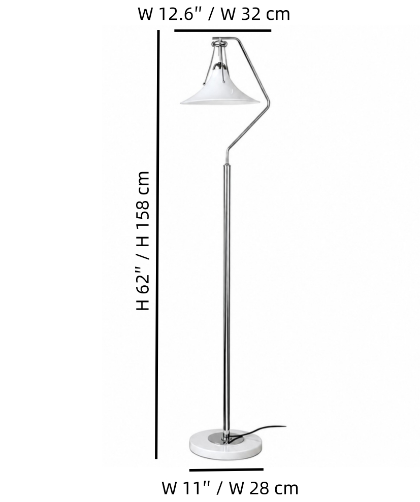 Dimensions du lampadaire Magnolia