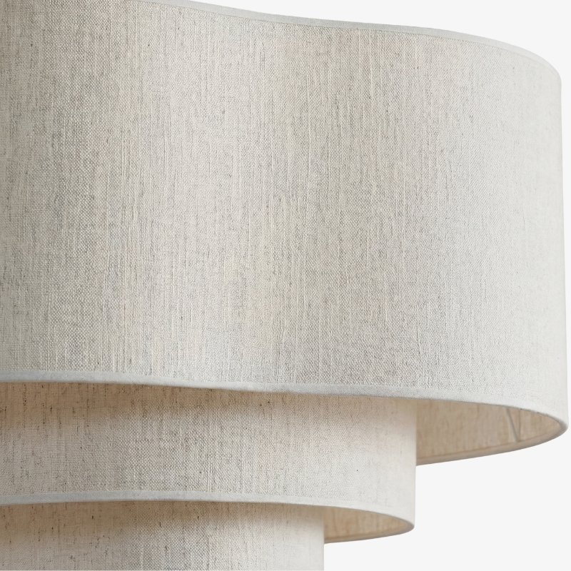Close-up of the lamp fabric texture