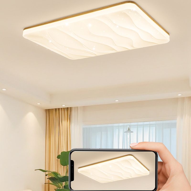 Ozawa LED Geometric Flush Mount Ceiling Light